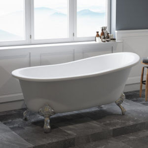 cast iron, slipper tub, clawfoot tub,