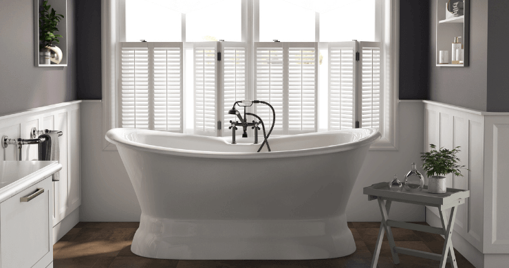 Swap Out A Dingy Green Tub: Bathroom Gets a Redo