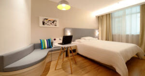 bedroom with light,