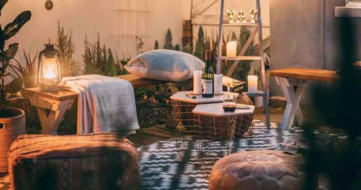 Turn a Spot Under a Staircase into a Homey Outdoor Oasis for $100