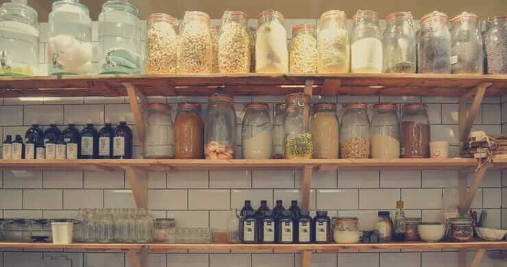 Organization With A Freestanding Kitchen Pantry