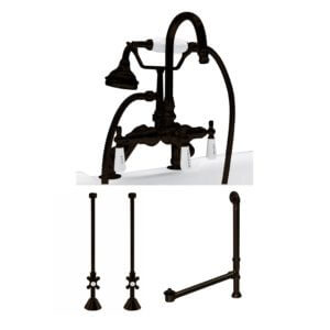 Deckmount Gooseneck Faucet Package